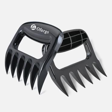 CHEFSSPOT Stainless Steel Meat Shredder Claws with Ultra-Sharp Blades - Black