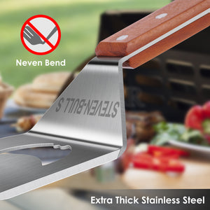 Grillspatel für Grill, 7-in-1-Grillwerkzeug für Grill,Multifunktion Grillwerkzeug, Papa-Geschenke, Geschenke für Männer.